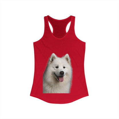 Samoyed Head Women's Racerback Tank