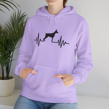 My Heart Beats For Dobermans Unisex Hoodie
