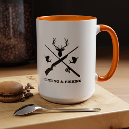 Hunting/Fishing 2-Tone Coffee Mug