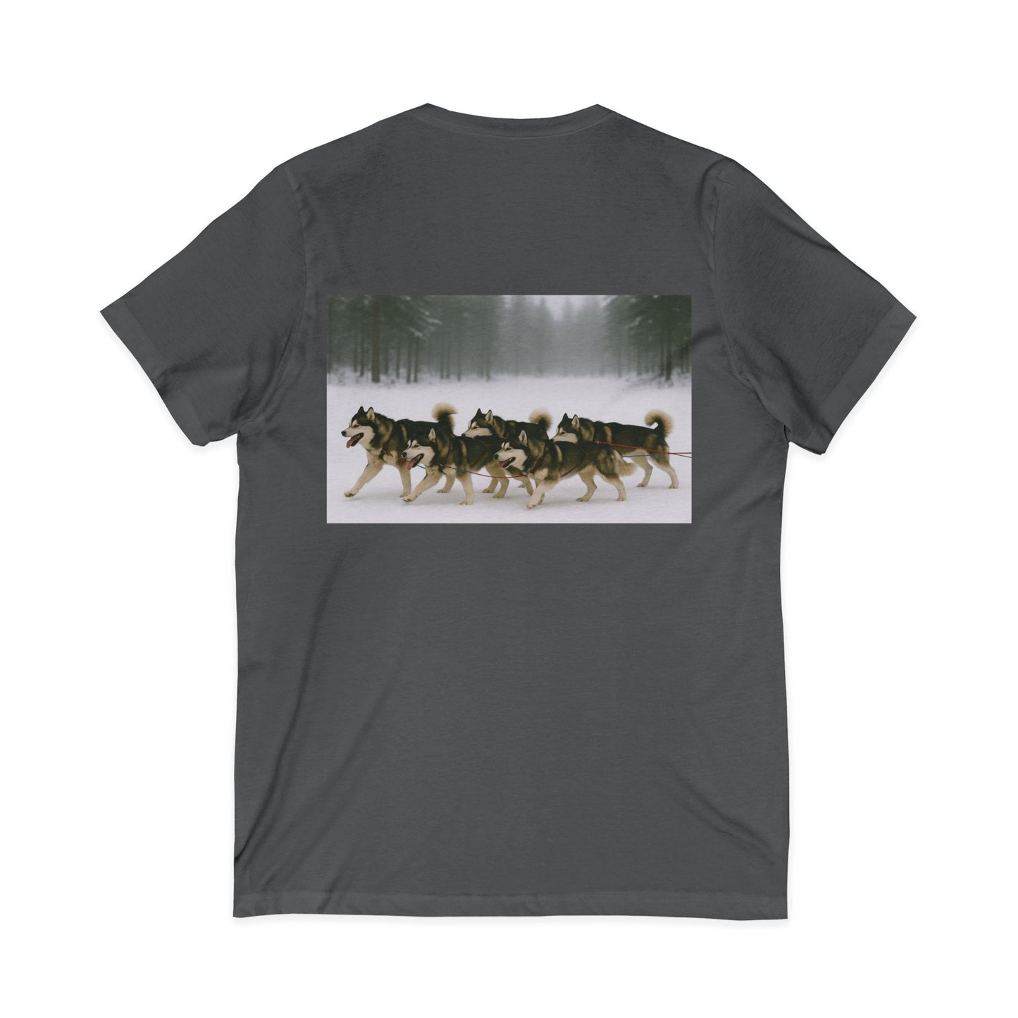 Mush On Unisex Short Sleeve V-Neck Tee