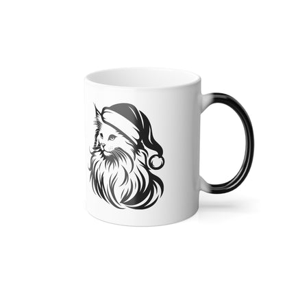 Santa Paws Cat Color Changing Mug