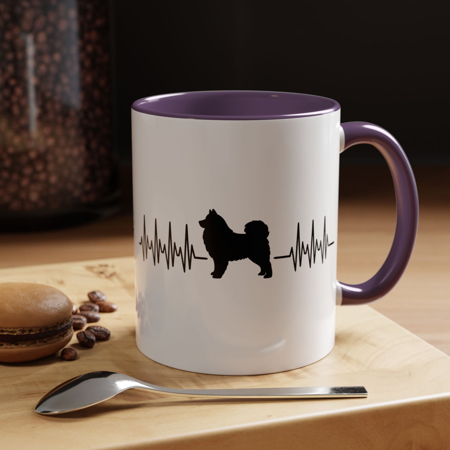 My Heart Beats For Samoyeds 2-Tone Coffee Mug