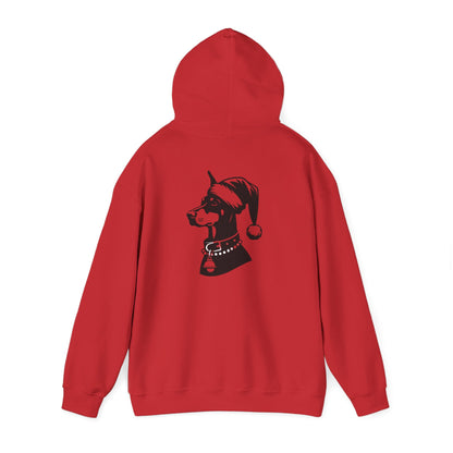 Santa Paws Doberman Unisex Hoodie