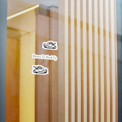 Down To Hook Up Vinyl Decal