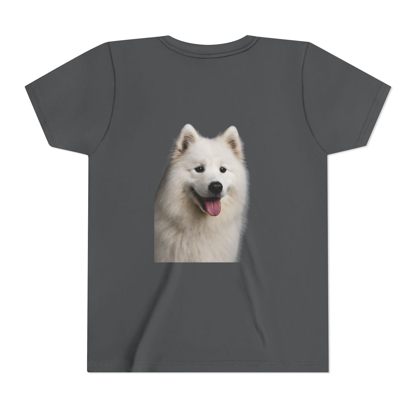 Samoyed Head Youth Unisex Short Sleeve Crewneck Tee