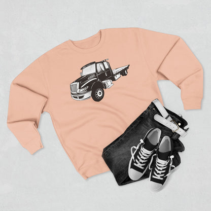 Flatbed Tow Truck Unisex Crewneck Sweatshirt