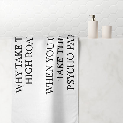 Psycho Path Mink-Cotton  Beach Towel