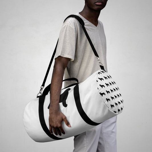 Newfie Silhouette Duffel Bag