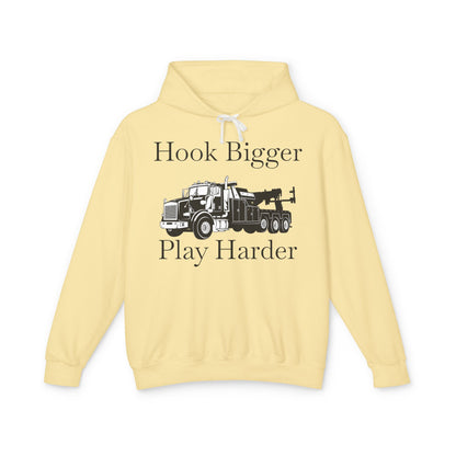 Hook Bigger Heavy Tow Truck Unisex Lightweight Hoodie