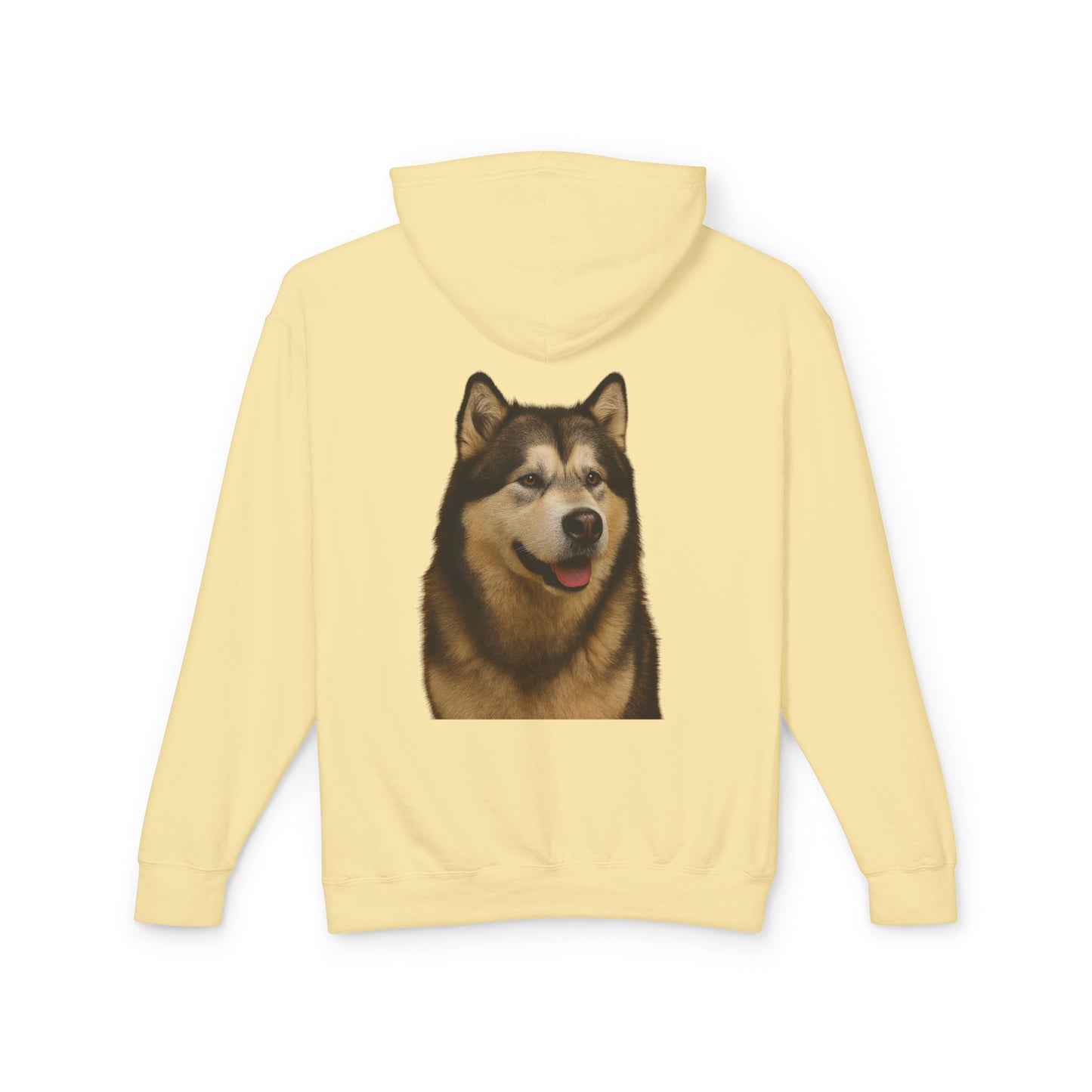 Malamute Head Unisex Lightweight Hoodie