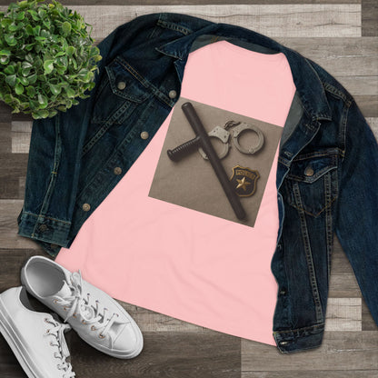 Law Enforcement Appreciation Women's Short Sleeve Crewneck Tee