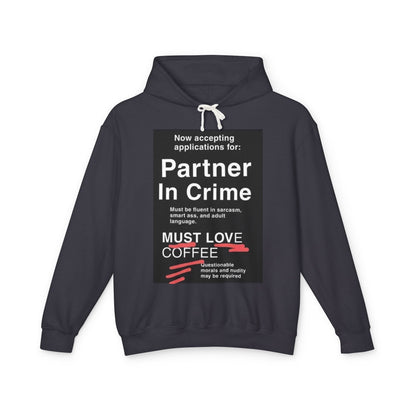 Partner In Crime Unisex Lightweight Hoodie