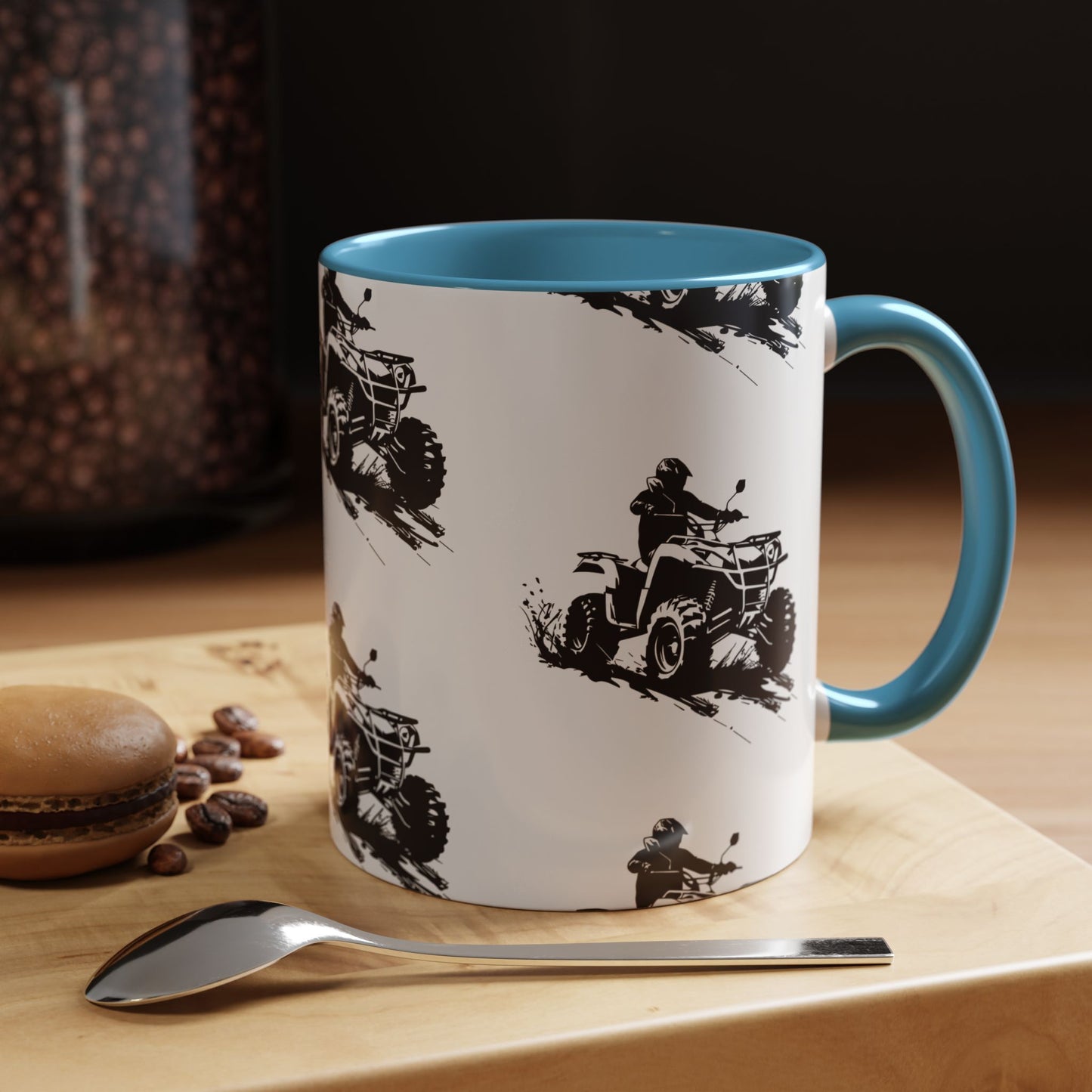Slingin' Mud Quad 2-Tone Coffee Mug