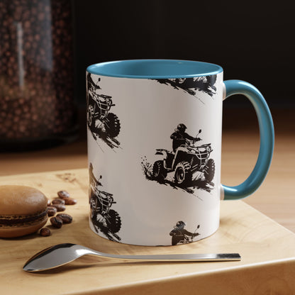 Slingin' Mud Quad 2-Tone Coffee Mug