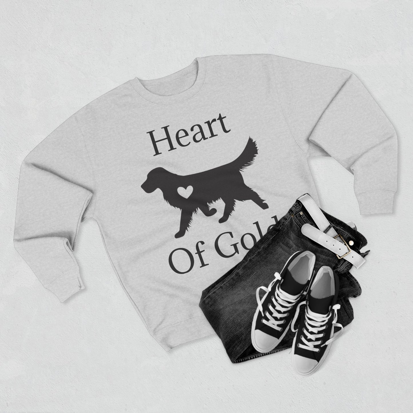 Heart Of Gold Unisex Crewneck Sweatshirt