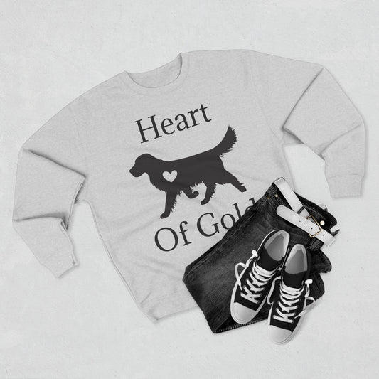 Heart Of Gold Unisex Crewneck Sweatshirt
