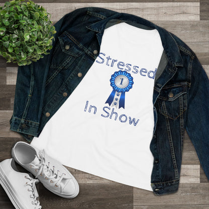 Stressed In  Show Women's Short Sleeve Crewneck Tee