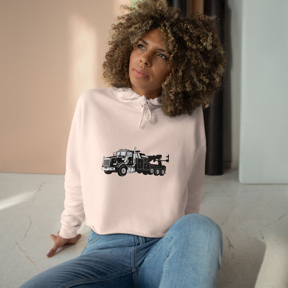 Heavy Tow Truck Women's Crop Hoodie