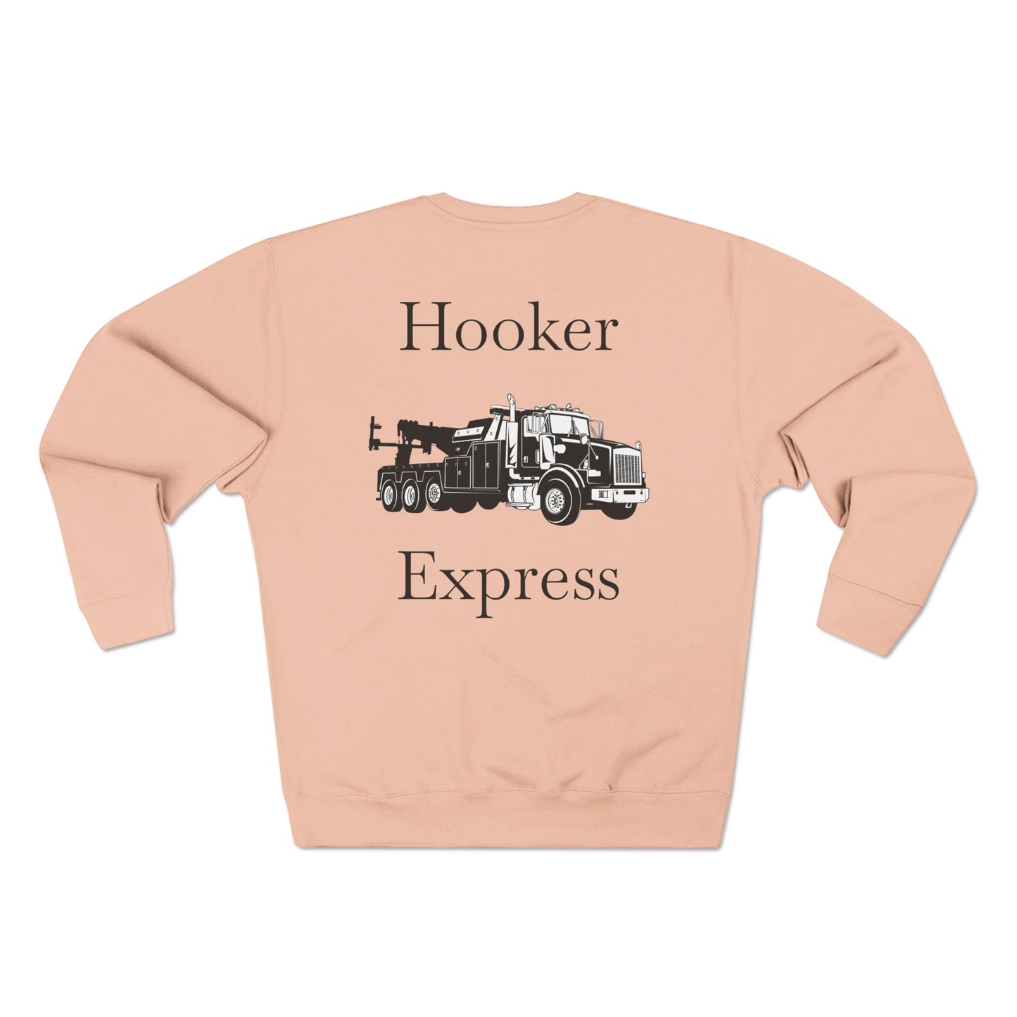 H**ker Express Heavy Tow Truck Unisex Crewneck Sweatshirt