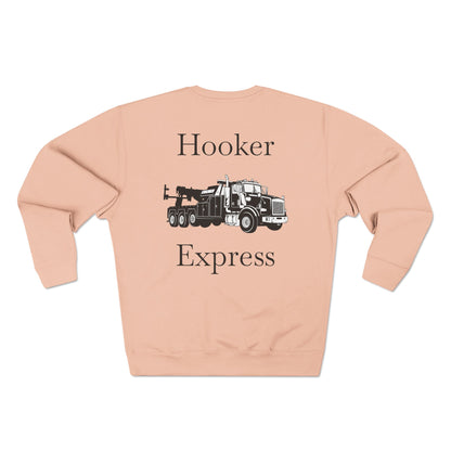 H**ker Express Heavy Tow Truck Unisex Crewneck Sweatshirt