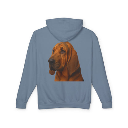 Bloodhound Head Unisex Lightweight Hoodie