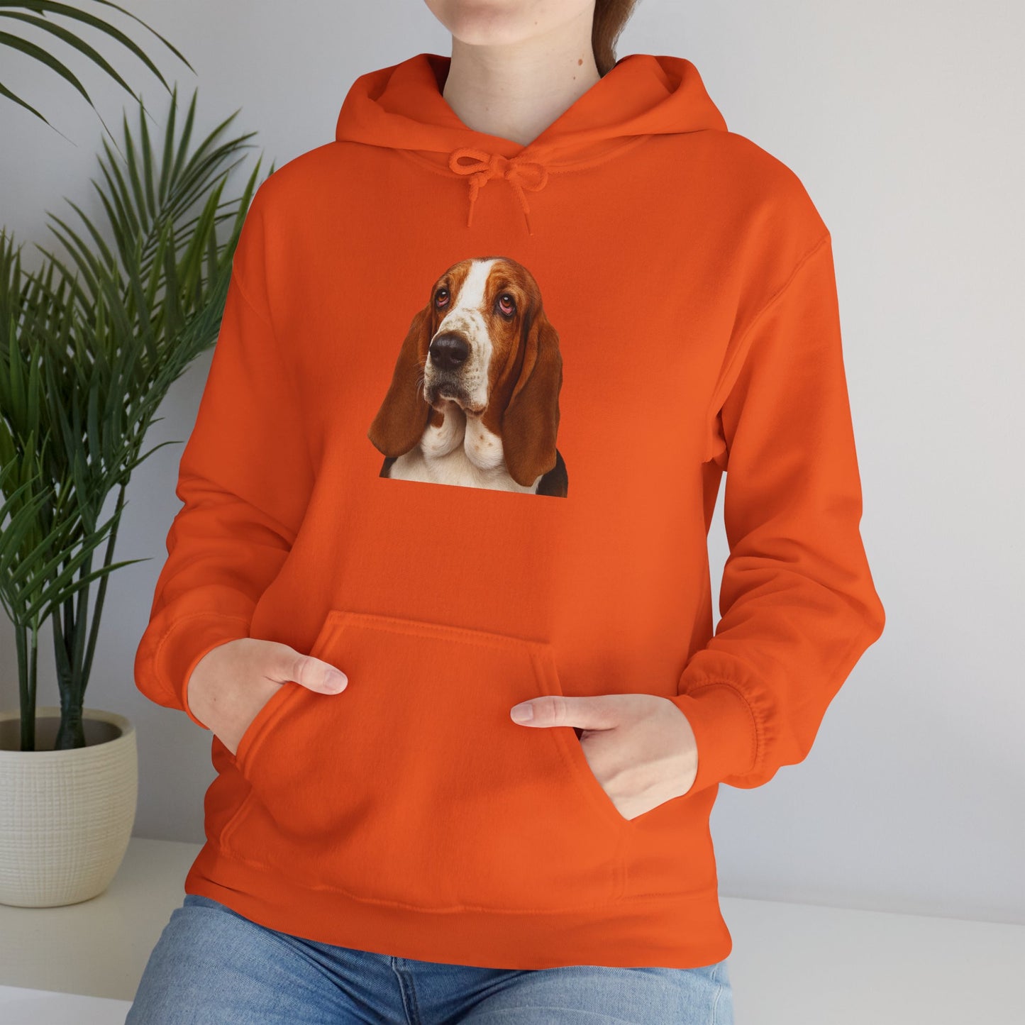 Basset Head Unisex Hoodie