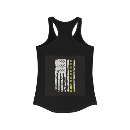 Thin Yellow Line Women's Racerback Tank