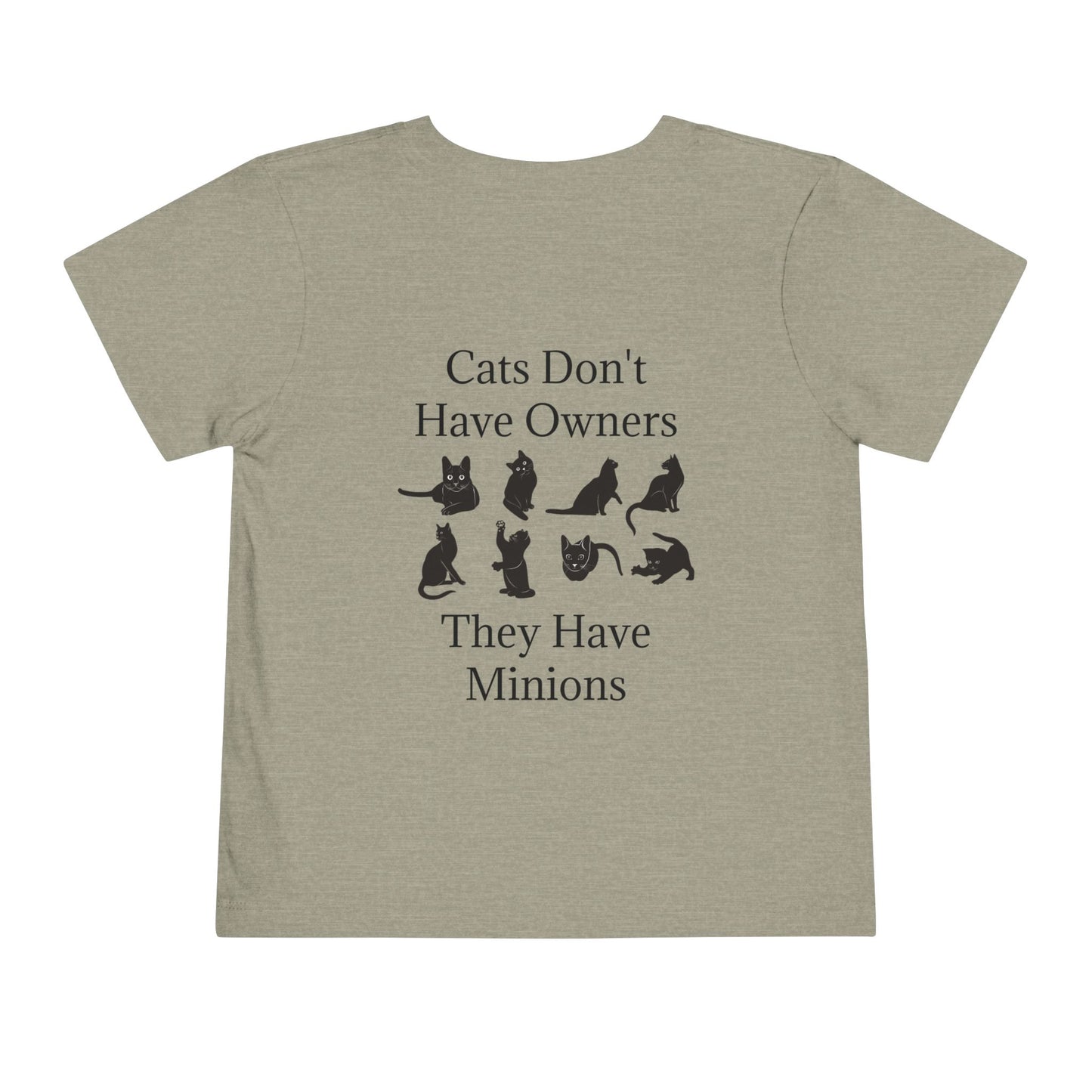 Cat Minions Toddler Unisex Short Sleeve Crewneck Tee