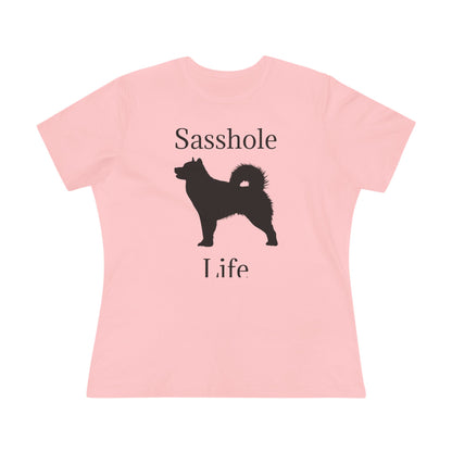 Sasshole Life Women's Short Sleeve Crewneck Tee