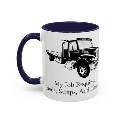 Beds, Straps, And Chains 2-Tone Coffee Mug