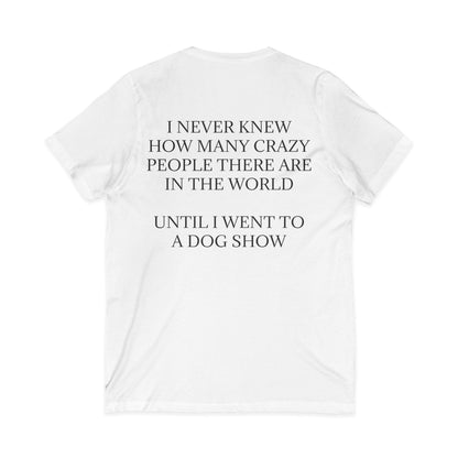 Never Knew Unisex Short Sleeve V-Neck Tee