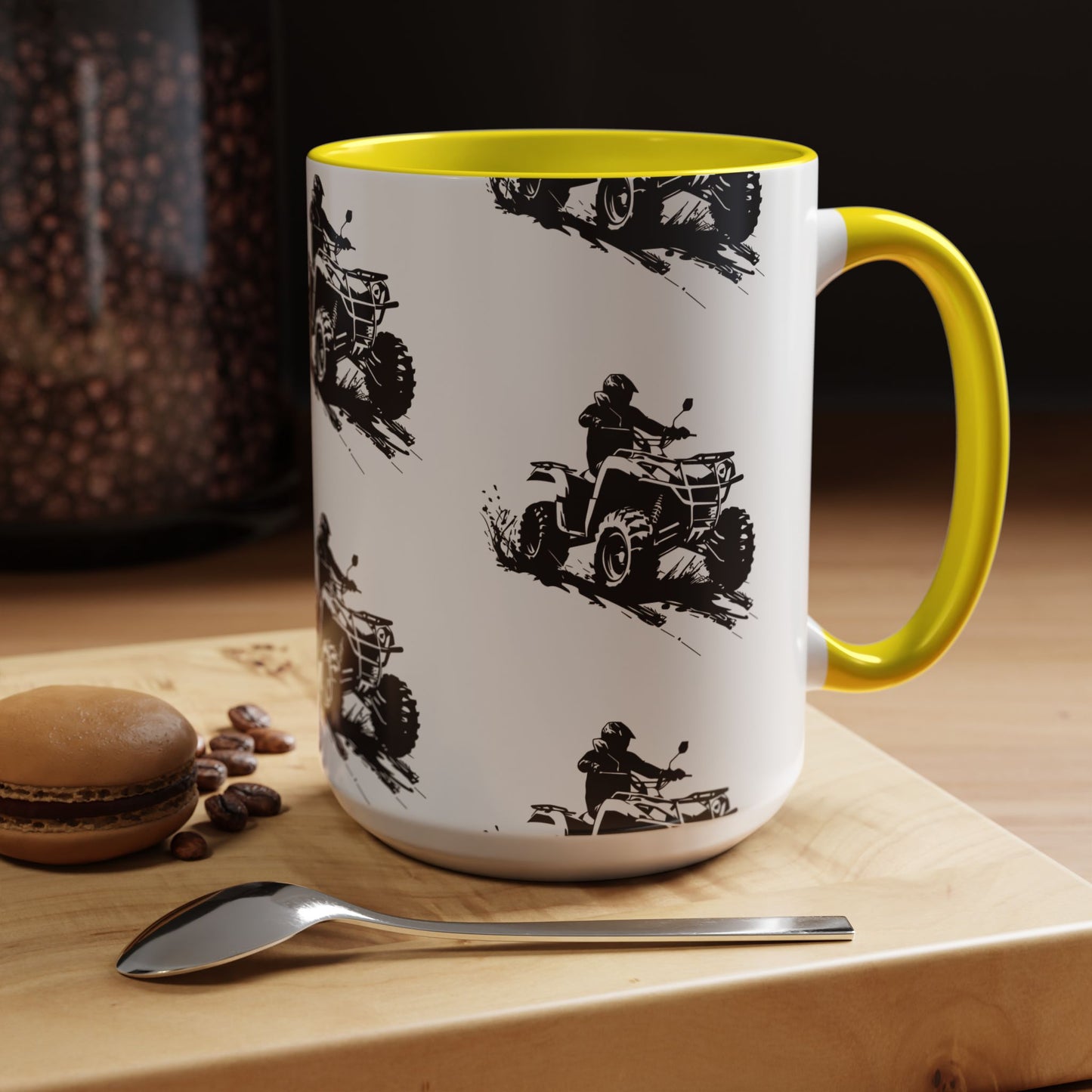 Slingin' Mud Quad 2-Tone Coffee Mug