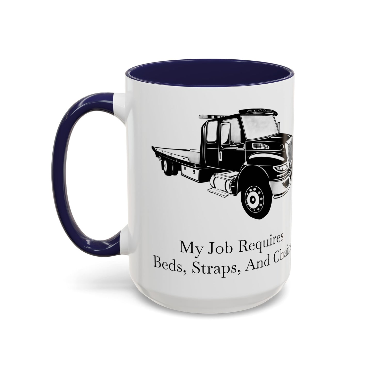 Beds, Straps, And Chains 2-Tone Coffee Mug