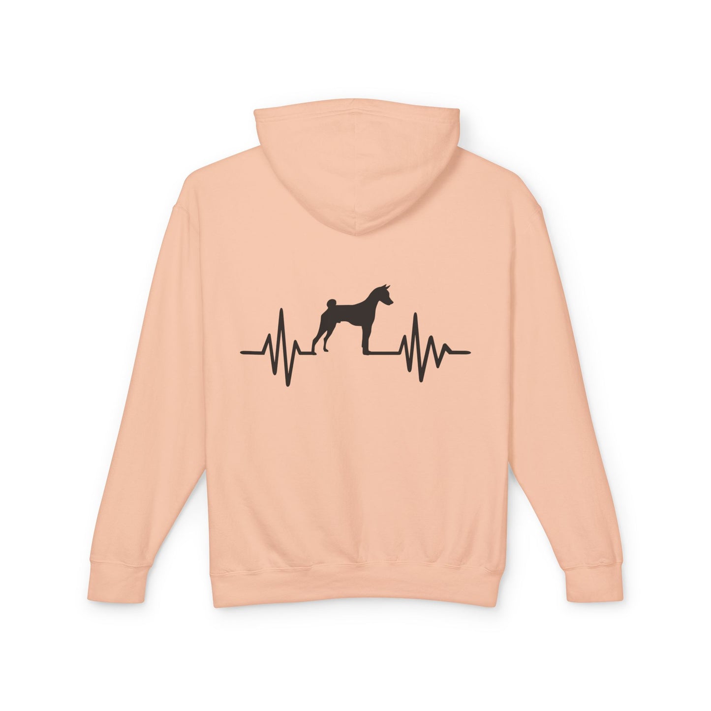 My Heart Beats For Basenjis Unisex Lightweight Hoodie