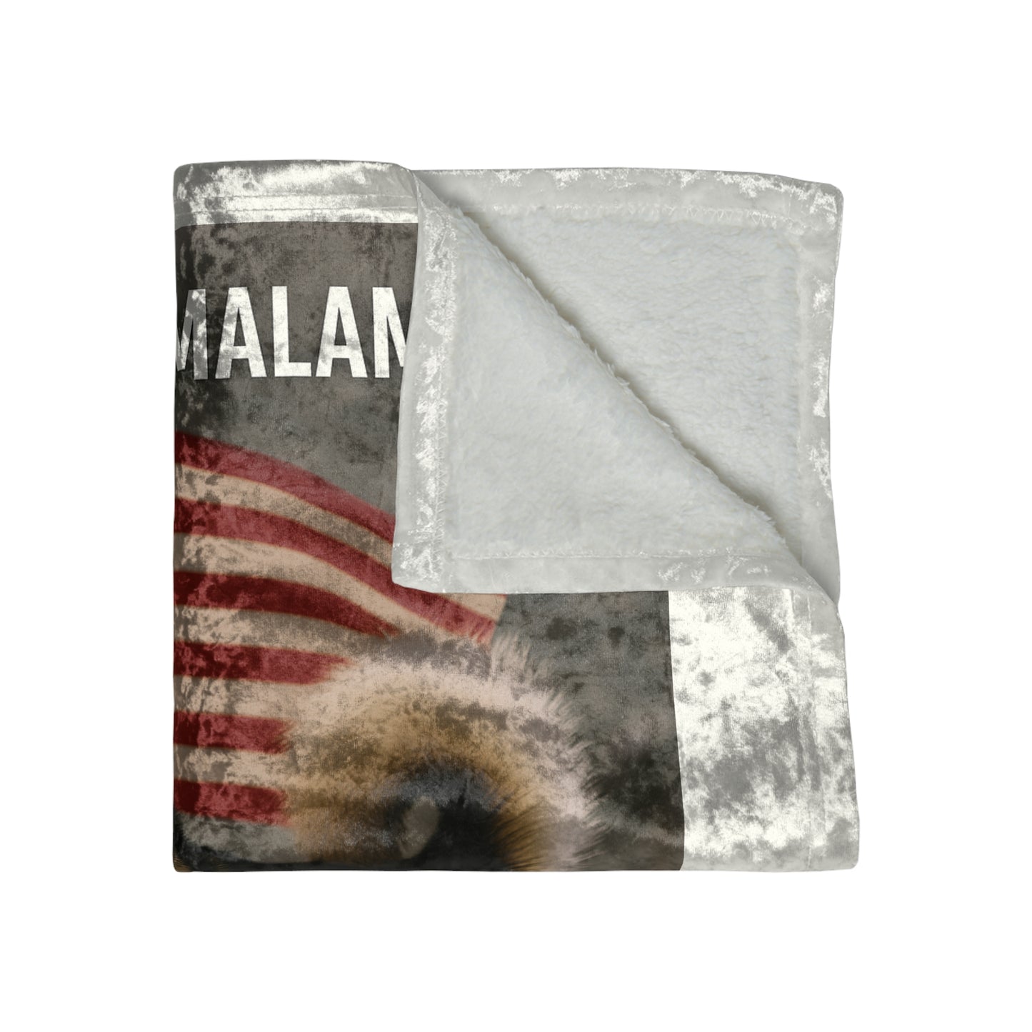 All-American Breed Crushed Velvet Blanket