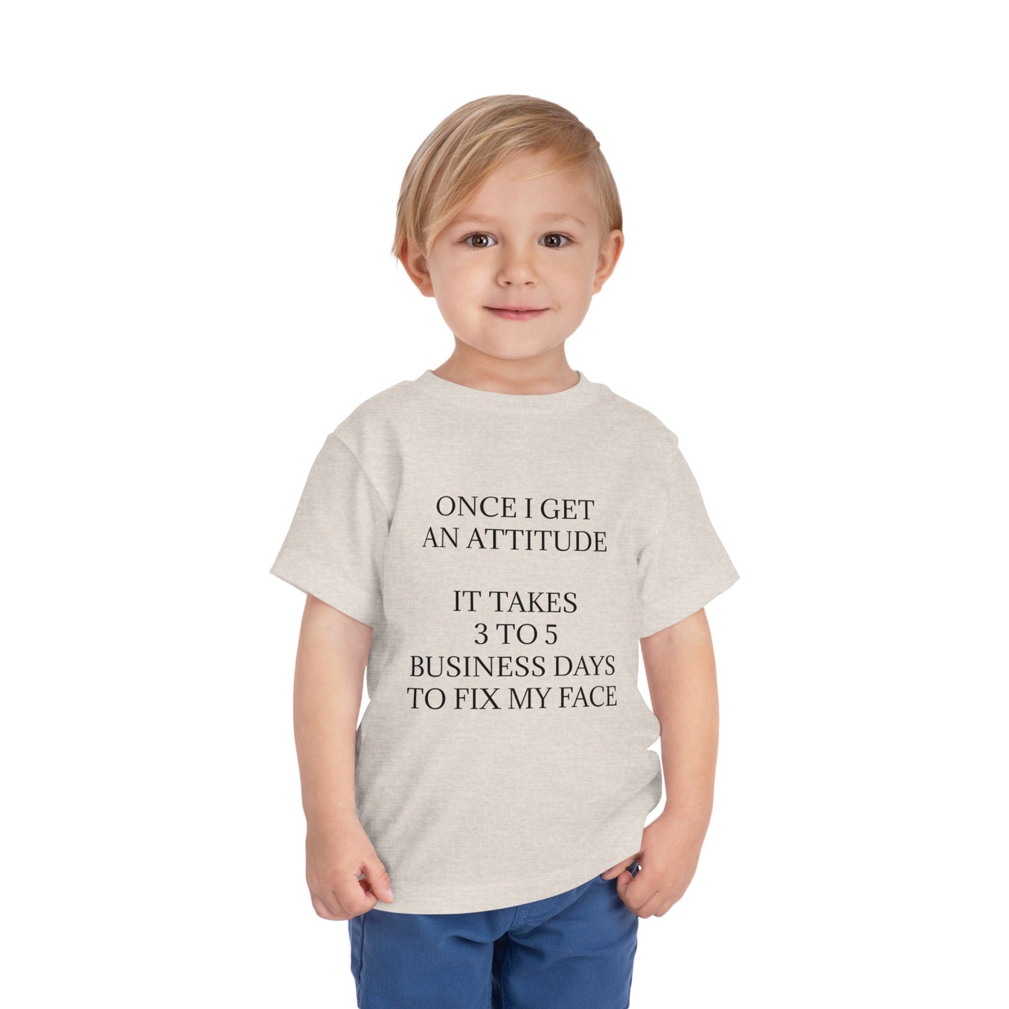 Fix My Face Toddler Unisex Short Sleeve Crewneck Tee