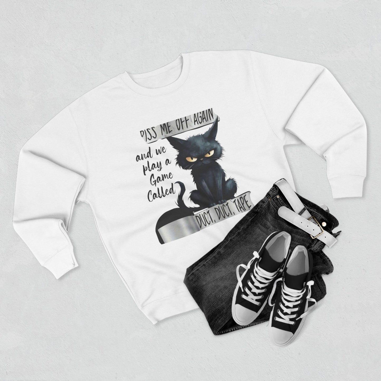 Duct, Duct, Tape Unisex Crewneck Sweatshirt