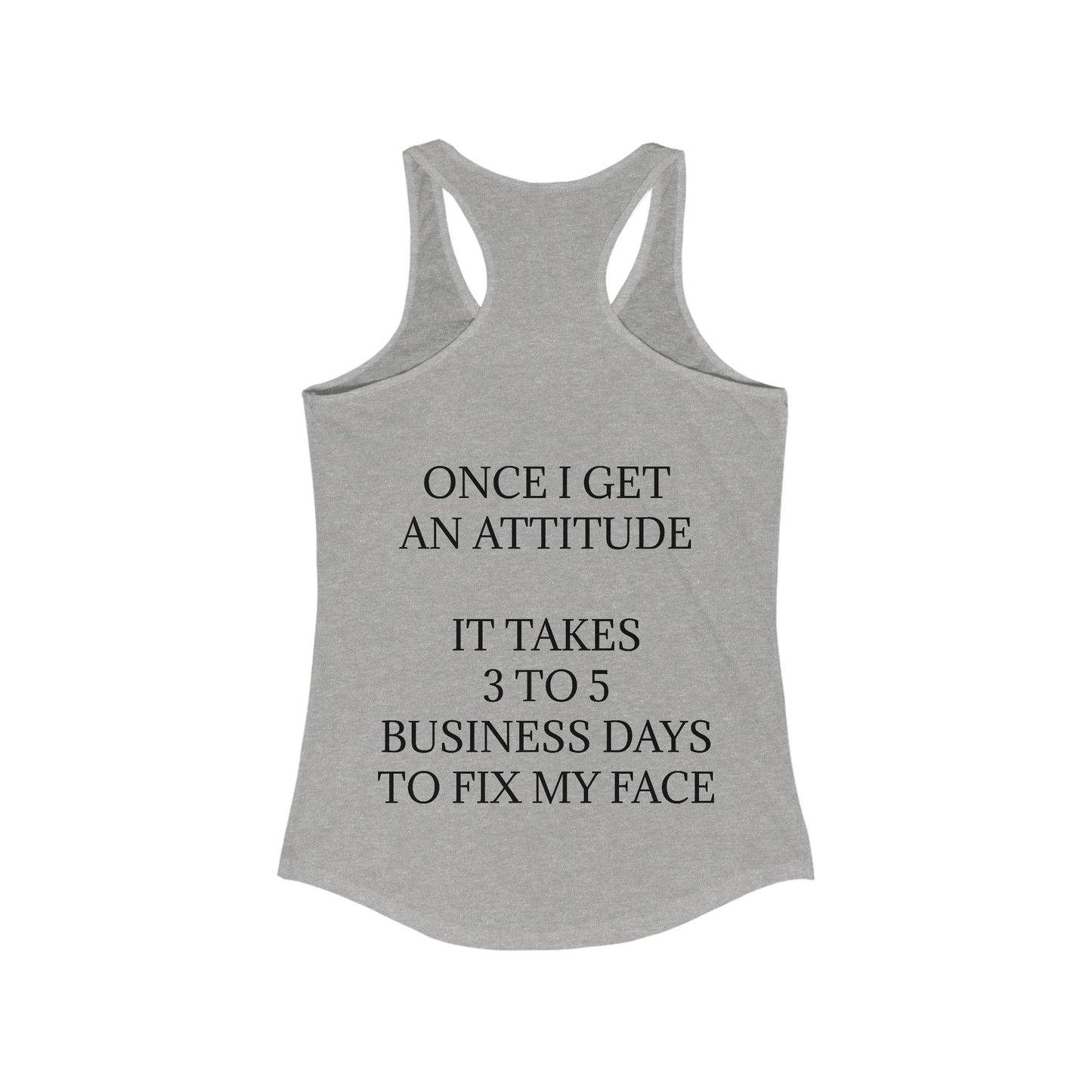 Fix My Face Women's Racerback Tank