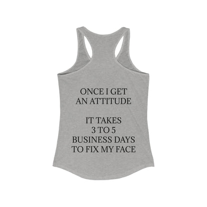 Fix My Face Women's Racerback Tank