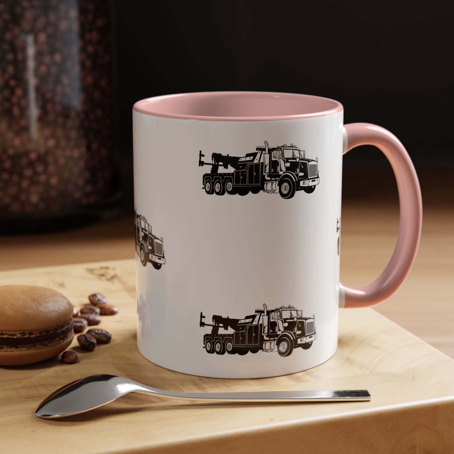 Heavy Tow Truck 2-Tone Coffee Mug