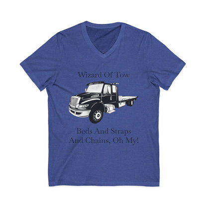Wizard Of Tow Unisex Short Sleeve V-Neck Tee