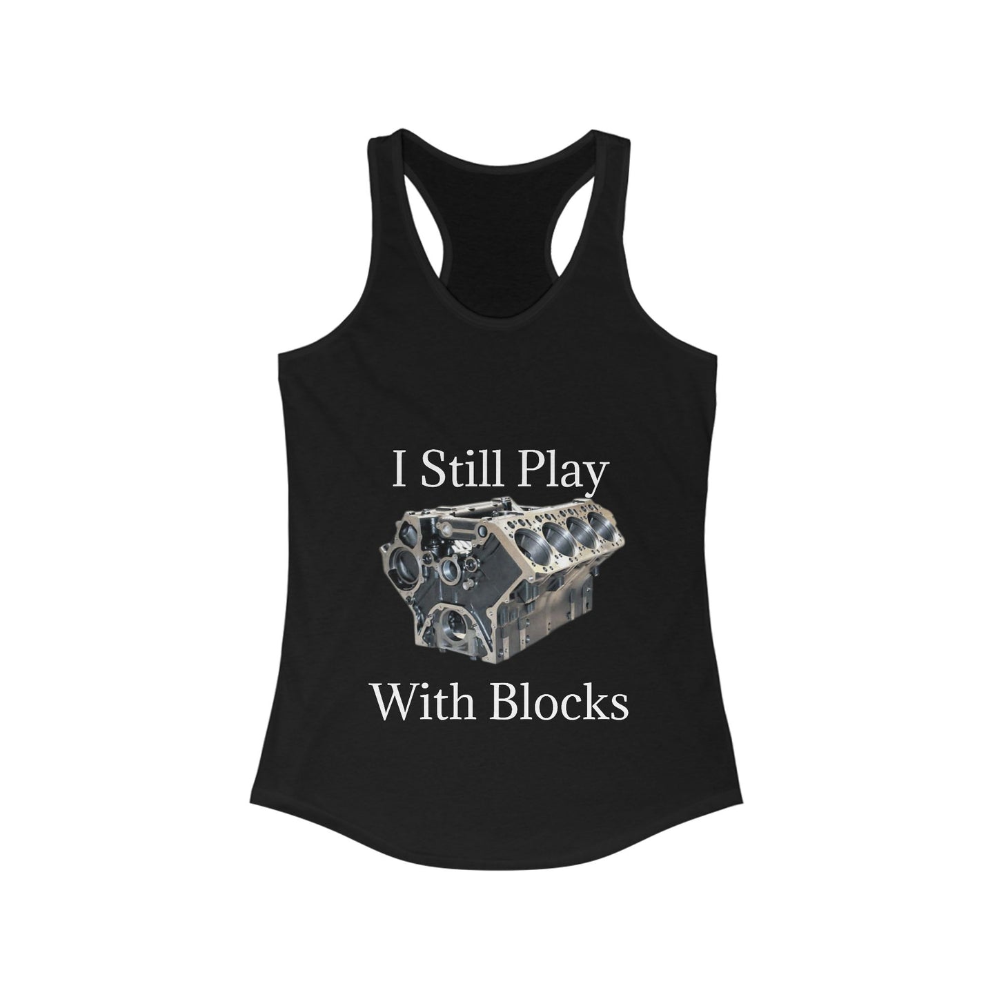 Play With Blocks Women's Racerback Tank