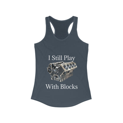 Play With Blocks Women's Racerback Tank