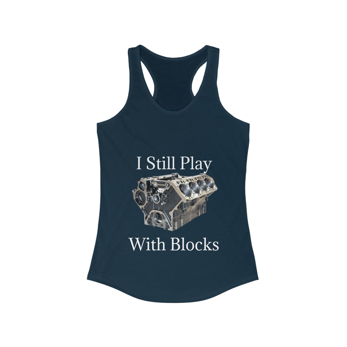 Play With Blocks Women's Racerback Tank