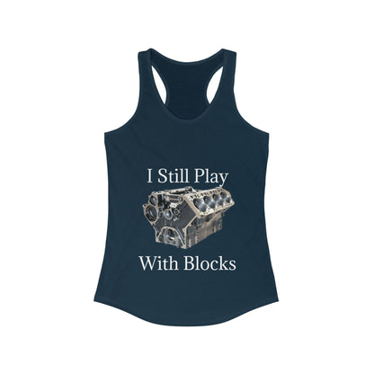 Play With Blocks Women's Racerback Tank