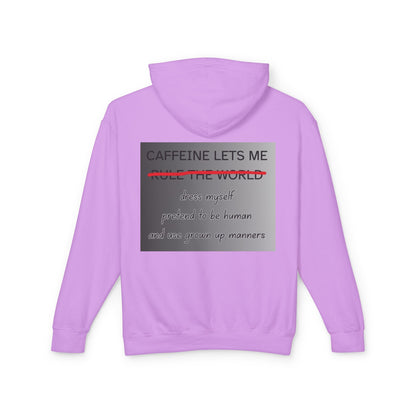 Caffiene Lets Me Unisex Lightweight Hoodie