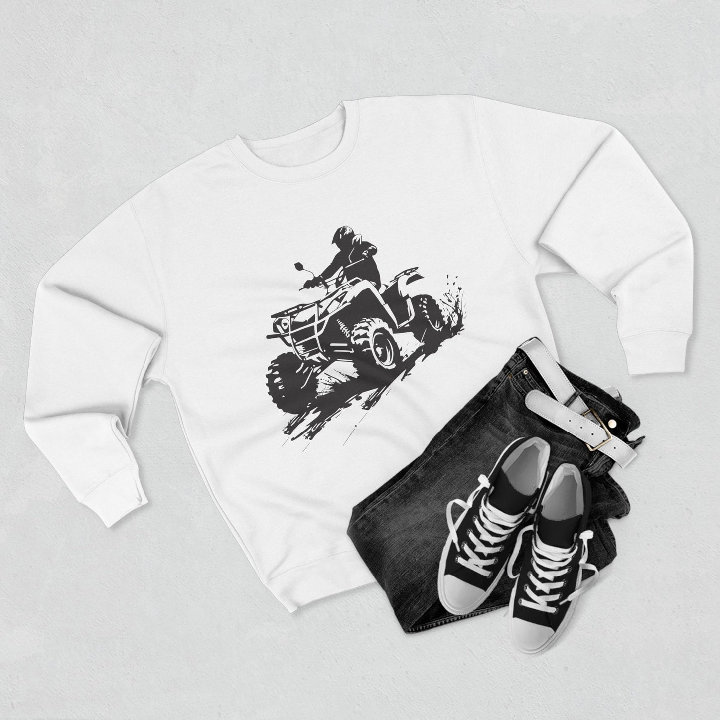 Slingin' Mud Quad Unisex Crewneck Sweatshirt