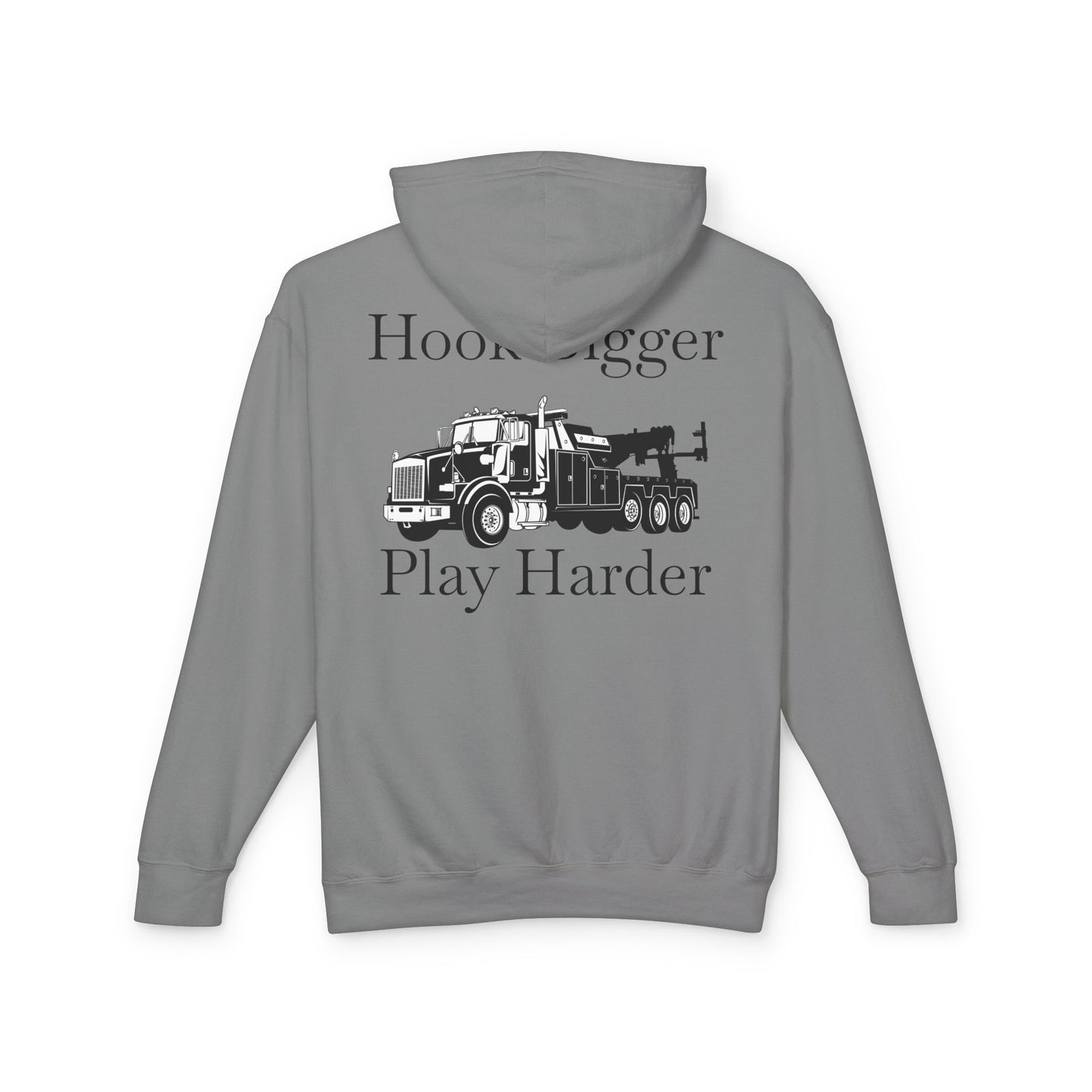 Hook Bigger Heavy Tow Truck Unisex Lightweight Hoodie