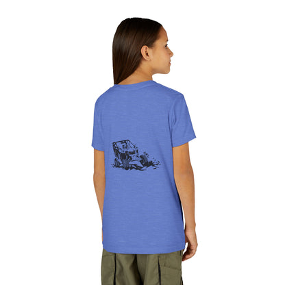 Slingin' Mud Side By Side Youth Unisex Short Sleeve Crewneck Tee