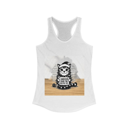 Naughty Cat Women's Racerback Tank